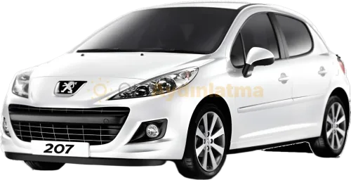 Peugeot 207 i̇ç aydınlatma seti led ampulü - Peugeot 207 2006-2013 LED Iç Aydınlatma Seti