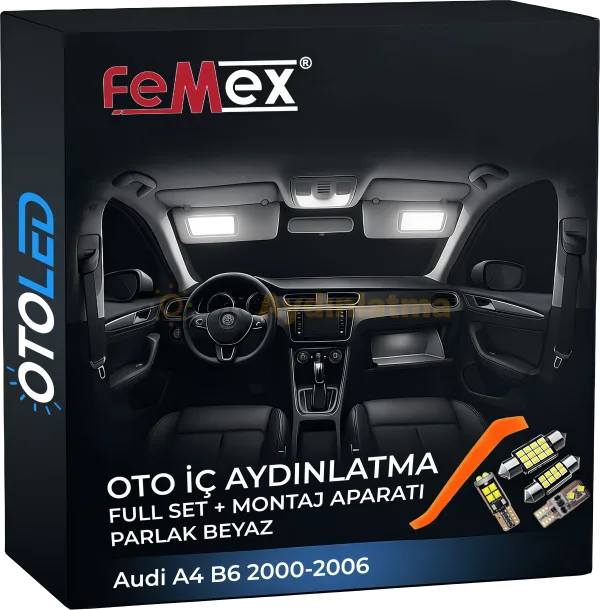Audi A4 B6 İç Aydınlatma Seti LED ampul kategorisi