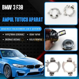 BMW 3 Serisi F30 led ampul sabitleme aparatı - BMW 3 F30 Kısa Ve Uzun Far LED Ampul Sabitleme Aparatı