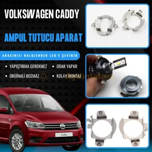 Volkswagen Caddy MK4 Kısa Ve Uzun Far LED Ampul Sabitleme Aparatı - OtoLED