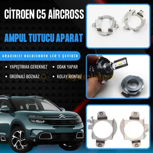 Citroen C5 Aircross Kısa Far LED Ampul Sabitleme Aparatı - OtoLED