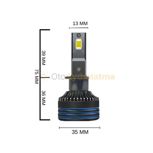 Fiat Ulysse led uzun far ampulü - Femex Cosmo Plus H1 LED Xenon 18000 Lümen 3575 CSP Chipset