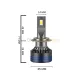 Femex Cosmo Plus H7 LED Xenon 18000 Lümen 3575 CSP Chipset görsel 7