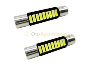 Femex 28MM Sofit LED Ampul Platinum - C5W 9SMD 4014 Chip - Femex