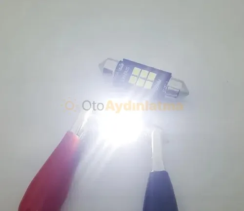 Seat Altea led tavan/iç aydınlatma ampulü - Femex 39MM Sofit LED Ampul Platinum - C5W 6SMD 3030 Chip
