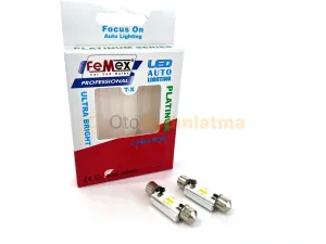Femex 41MM Sofit LED Ampul Platinum - C5W CSP Chipset - Femex
