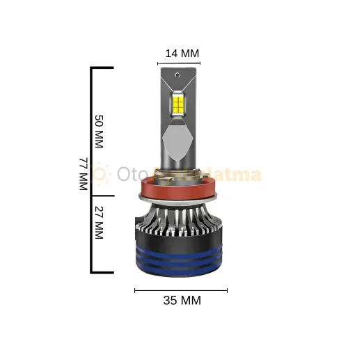 Volkswagen Touareg 2 Makyajlı led sis farı ampulü - Femex Cosmo Plus H11 LED Xenon 18000 Lümen 3070 CSP Chipset