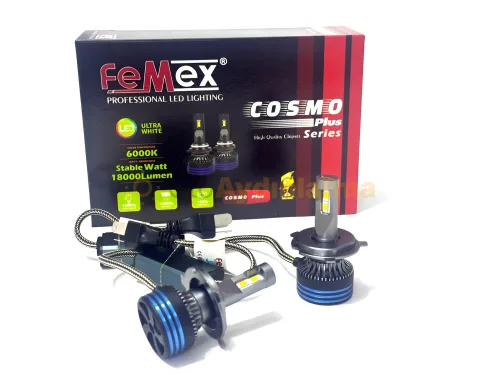 Kia Soul 2 led uzun far ampulü - Femex Cosmo Plus H4 LED Xenon 18000 Lümen 3575 CSP Chipset