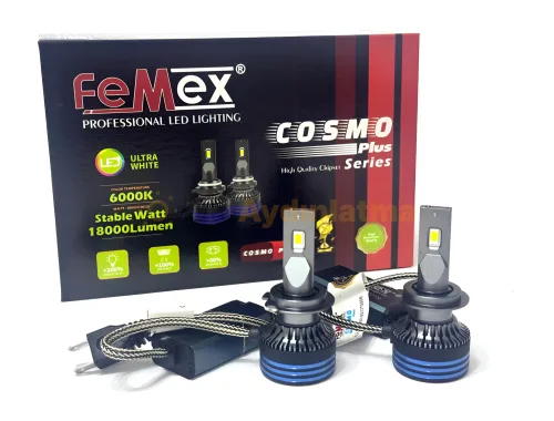 Hyundai İ30 2 Makyajlı led kısa far ampulü - Femex Cosmo Plus H7 LED Xenon 18000 Lümen 3575 CSP Chipset