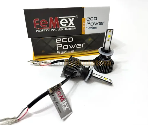 Kia Cerato 1 led sis farı ampulü - Femex Eco Power H27 LED Xenon 9000 Lümen 3570 CSP Chipset