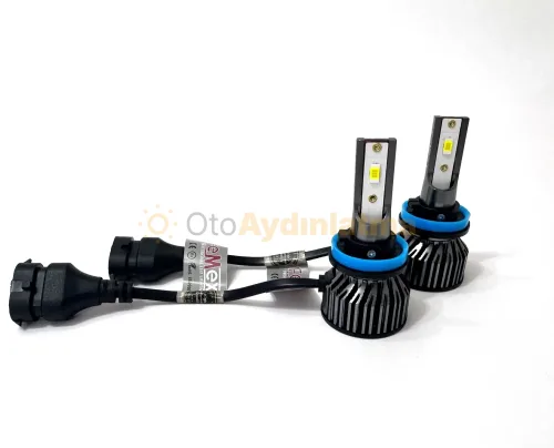 Volvo XC70 2 led uzun far ampulü - Femex Eco Power H9 LED Xenon 9000 Lümen 3570 CSP Chipset
