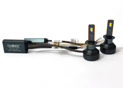Hyundai Matrix led uzun far ampulü - Femex GT Nano Pro H1 LED Xenon 22000 Lümen 7535 CSP Chipset