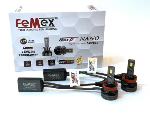 Femex GT Nano Pro H16 LED Xenon 22000 Lümen 7535 CSP Chipset - Femex