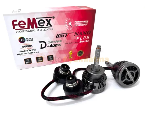 Mazda 6 led kısa far ampulü - Femex GT Nano Plus D4S LED Xenon 25000 Lümen 7545 CSP Chipset