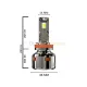 Femex GT Nano Plus H11 LED Xenon 25000 Lümen 7545 CSP Chipset görsel 7
