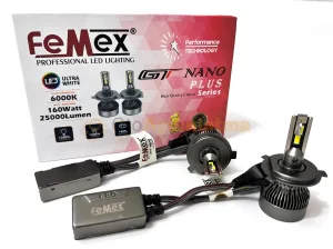 Femex GT Nano Plus H19 LED Xenon 25000 Lümen 7545 CSP Chipset - Femex