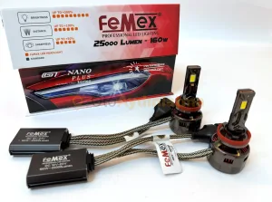 Femex GT Nano Plus H9 LED Xenon 25000 Lümen 7545 CSP Chipset - Femex