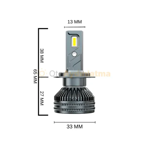 Hyundai İ30 2 Makyajlı led kısa far ampulü - Femex GT Nano Pro H7 LED Xenon 22000 Lümen 7535 CSP Chipset