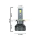 Femex GT Nano Pro H7 LED Xenon 22000 Lümen 7535 CSP Chipset görsel 7