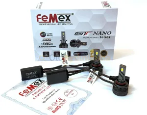Femex GT Nano Pro HB4 9006 LED Xenon 22000 Lümen 7535 CSP Chipset - Femex