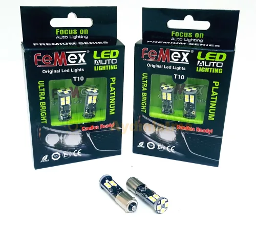 Volvo S60 2 Makyajlı led geri vites ampulü - Femex H21W LED Ampul Platinum - BAW9S 12SMD 3030 Chip Beyaz