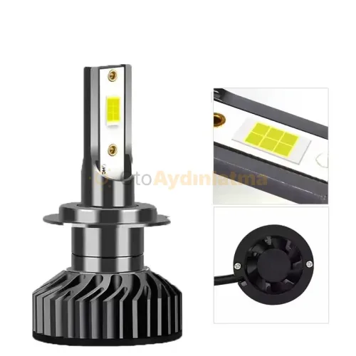 Hyundai İ30 2 Makyajlı led kısa far ampulü - Femex Eco Power H7 LED Xenon 9000 Lümen 3570 CSP Chipset