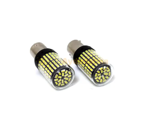BMW 3 Serisi E90 led geri vites ampulü - Femex P21W Tek Duy LED Ampul Platinum 93 Tip 144SMD 3030 Chip Beyaz