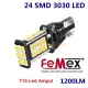 Femex T15 LED Ampul Platinum - W16W 24SMD 3030 Chip Beyaz görsel 3