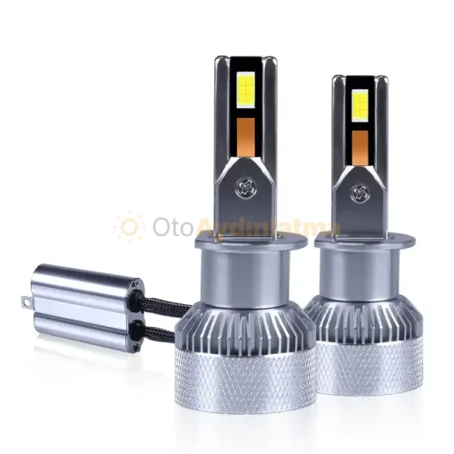 Fiat Ulysse led uzun far ampulü - Femex Mini Cosmo H1 LED Xenon 15000 Lümen 4575 CSP Chipset