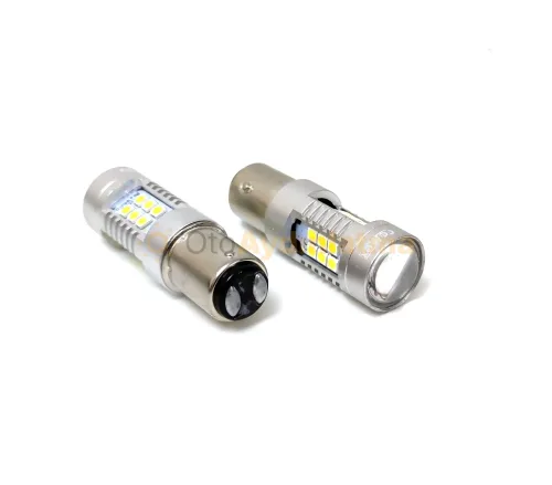 Kia Soul gündüz farı led ampulü - Femex P21W Çift Duy LED Ampul Platinum 1157 Tip 21SMD 3030 Chip Beyaz