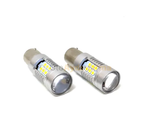 Kia Soul gündüz farı led ampulü - Femex P21W Çift Duy LED Ampul Platinum 1157 Tip 21SMD 3030 Chip Beyaz