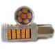 Femex P21W Çift Duy LED Ampul Premium 1157 Tip 66SMD 2835 Chip Turuncu görsel 3