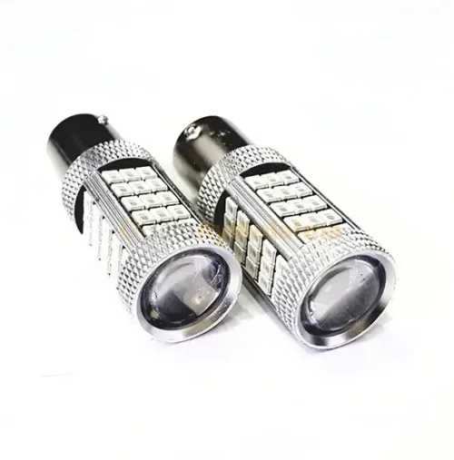 Fiat Ulysse stop / fren led ampulü - Femex P21W Çift Duy LED Ampul Premium 1157 Tip 66SMD 2835 Chip Kırmızı