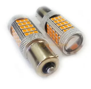 Femex P21W Tek Duy LED Ampul Premium 93 Tip 66SMD 2835 Chip Turuncu - Femex