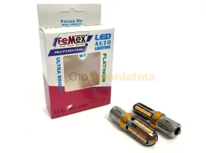 Femex P21W Tek Duy LED Ampul Platinum 93 Tip 3030 Chip Turuncu - Femex