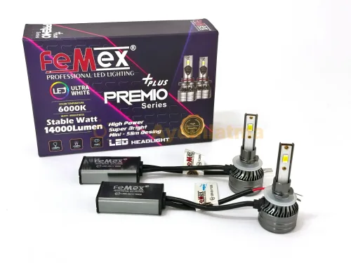 Kia Cerato 1 led sis farı ampulü - Femex Premio Plus H27 LED Xenon 14000 Lümen 4570 CSP Chipset