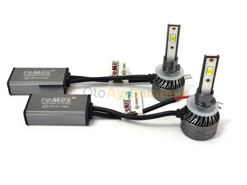 Kia Cerato 1 led sis farı ampulü - Femex Premio Plus H27 LED Xenon 14000 Lümen 4570 CSP Chipset