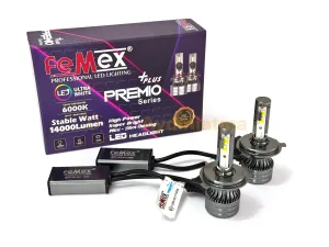 Femex Premio Plus H4 LED Xenon 14000 Lümen 4570 CSP Chipset - Femex