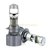 Femex Pro Mercekli H7 LED Xenon 22000 Lümen Mini Bi-LED