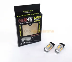 Femex PW24W LED Ampul Platinum 30SMD 4014 Chip Turuncu - Femex