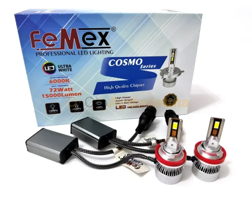 Volvo S80 2 Makyajlı led sis farı ampulü - Femex Mini Cosmo H8 LED Xenon 15000 Lümen 4575 CSP Chipset