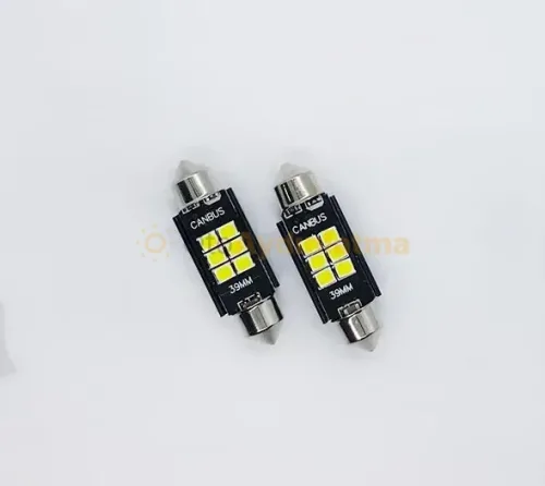 Audi A4 B7 makyaj aynası aydınlatma led ampulü - Femex 36MM Sofit LED Ampul Platinum - C5W 6SMD 3030 Chip