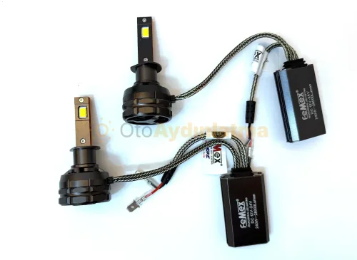 Hyundai Matrix led uzun far ampulü - Femex Super More H1 LED Xenon 28000 Lümen 7545 CSP Chipset