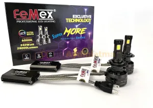 Femex Super More H18 LED Xenon 28000 Lümen 7545 CSP Chipset - Femex