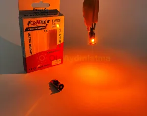Femex T10 LED Ampul Platinum - W5W 3SMD Osram Chipset Turuncu - Femex
