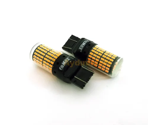 Volkswagen Touareg 2 Makyajlı gündüz farı led ampulü - Femex T20 LED Ampul Platinum - W21W 144SMD 4014 Chip Turuncu