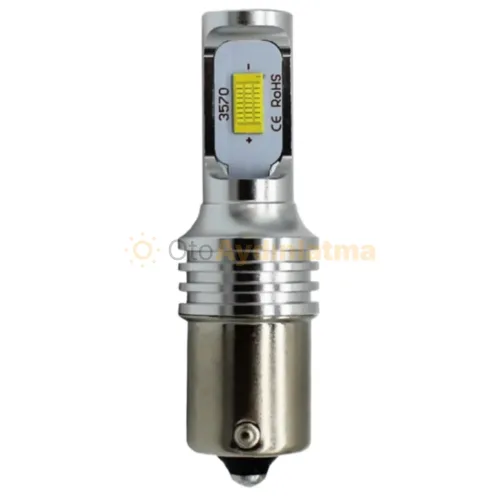 BMW 3 Serisi E90 led geri vites ampulü - Femex P21W Tek Duy LED Ampul Platinum 93 Tip CSP Chipset Beyaz