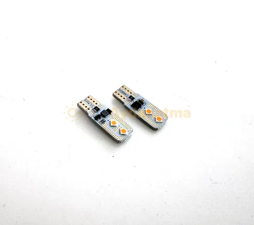 Volvo XC70 2 led ön park ampulü - Femex T10 LED Ampul Platinum - W5W 4SMD 3030 Chip Turuncu