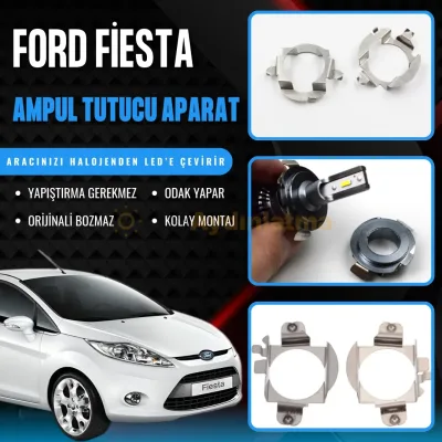 Ford Fiesta 8 led ampul sabitleme aparatı - Ford Fiesta Kısa Far LED Ampul Sabitleme Aparatı