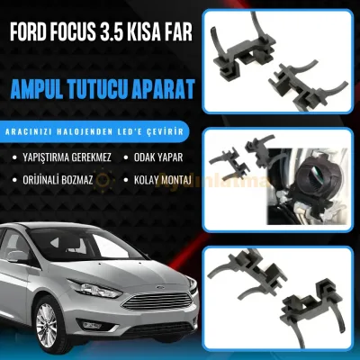 Ford Focus 3.5 led ampul sabitleme aparatı - Ford Focus 3.5 Kısa Far LED Ampul Sabitleme Aparatı